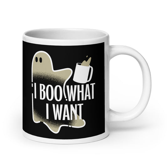 I Boo What I Want Mug