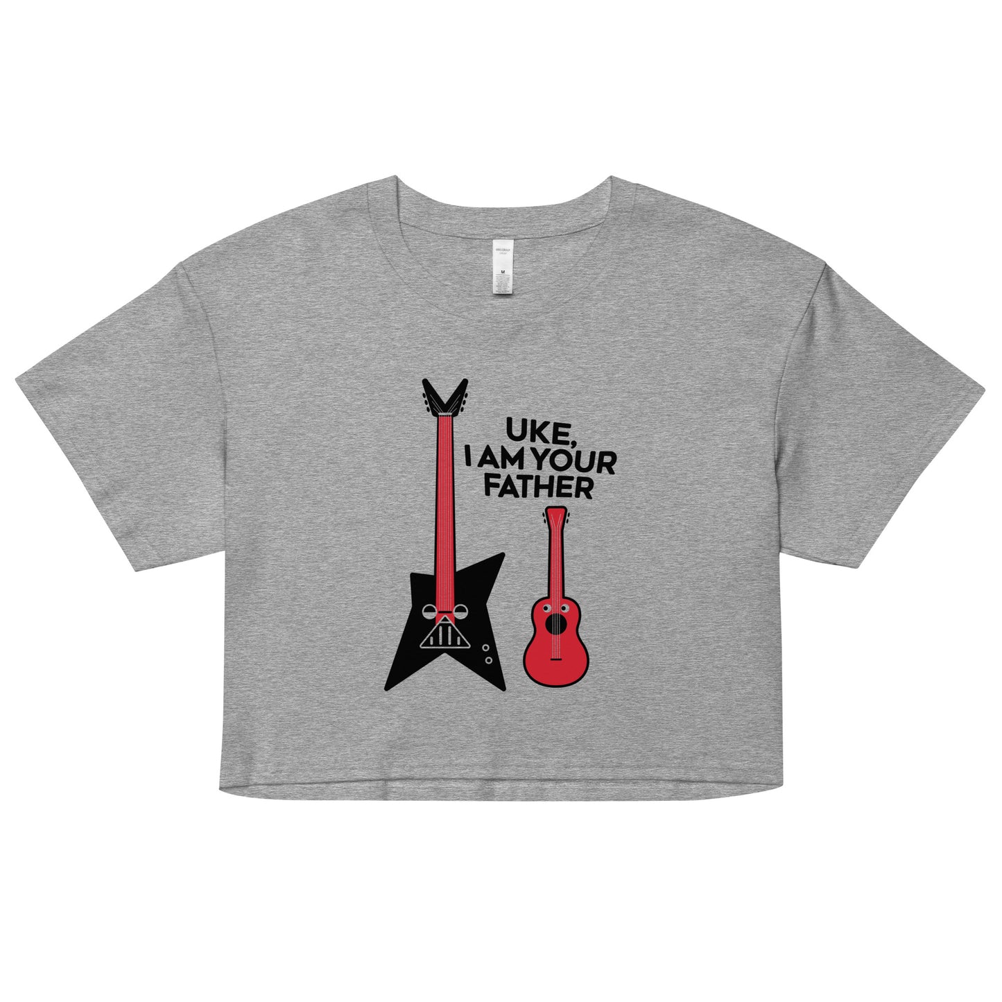 Uke, I Am Your Father Women's Crop Tee