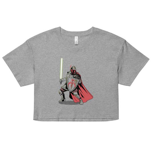 Mandalorian Knight Women's Crop Tee