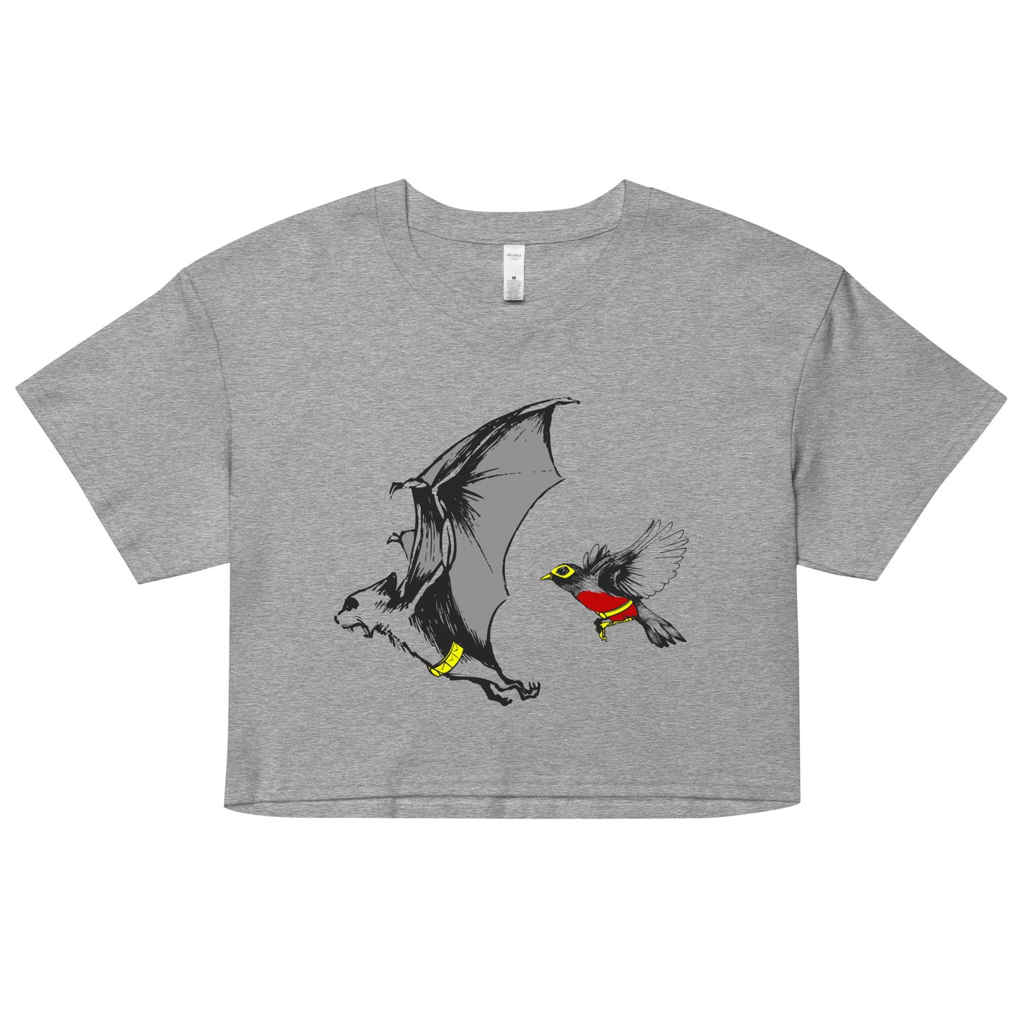 Bat and Robin Women's Crop Tee