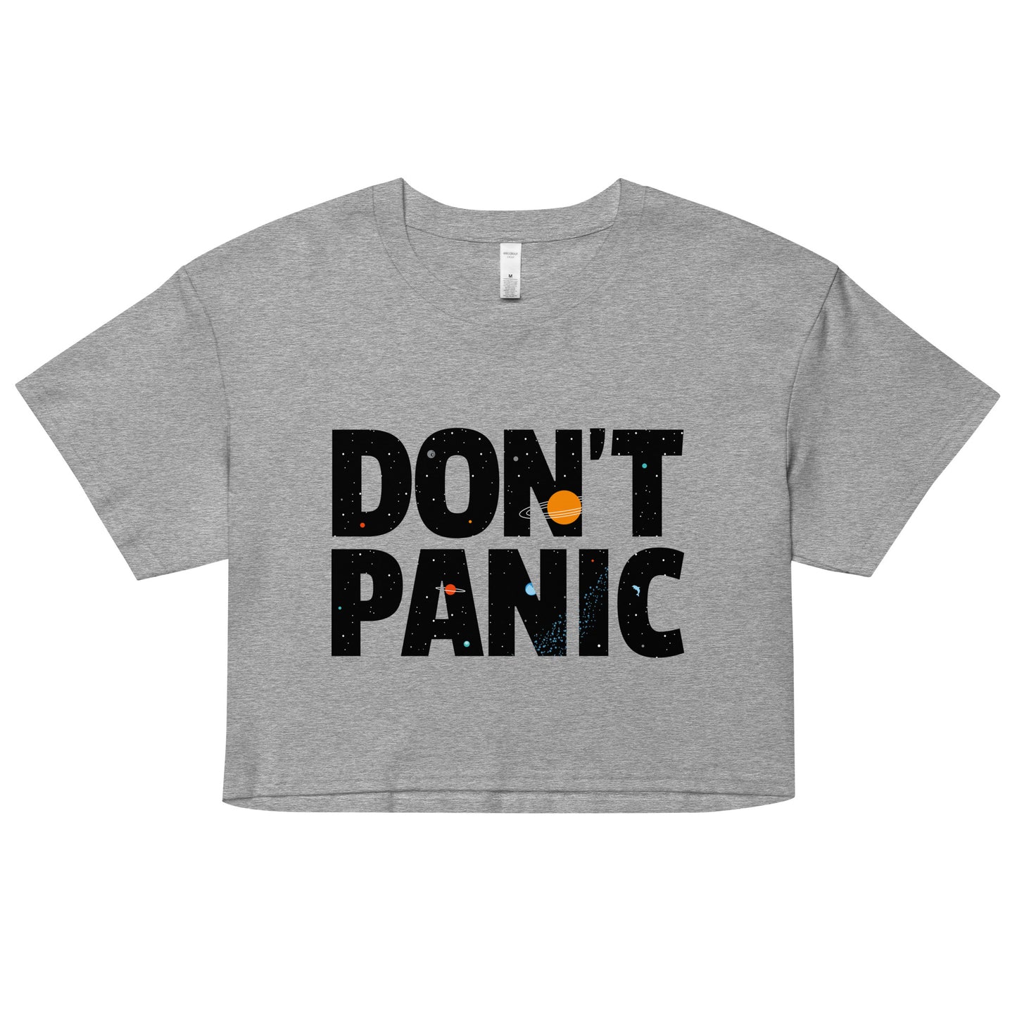 Don't Panic Women's Crop Tee