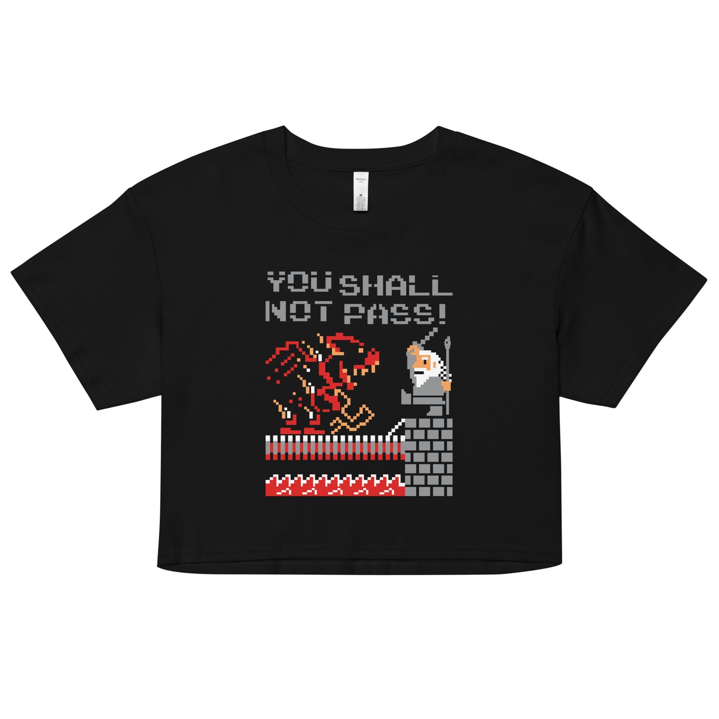 You Shall Not Pass! Women's Crop Tee