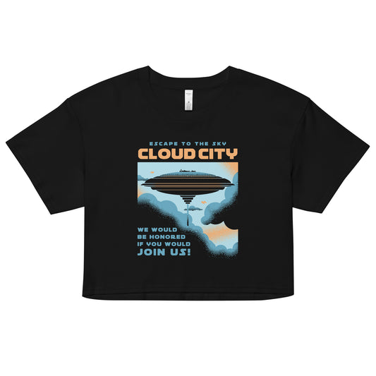 Cloud City Women's Crop Tee