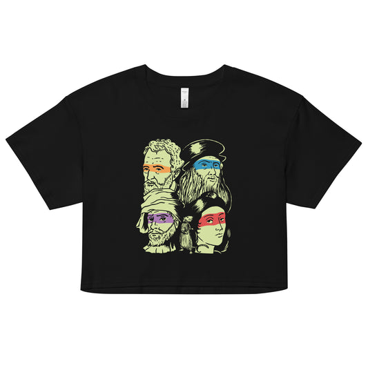 Renaissance Ninjas Women's Crop Tee