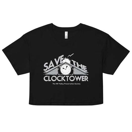 Save The Clocktower Women's Crop Tee