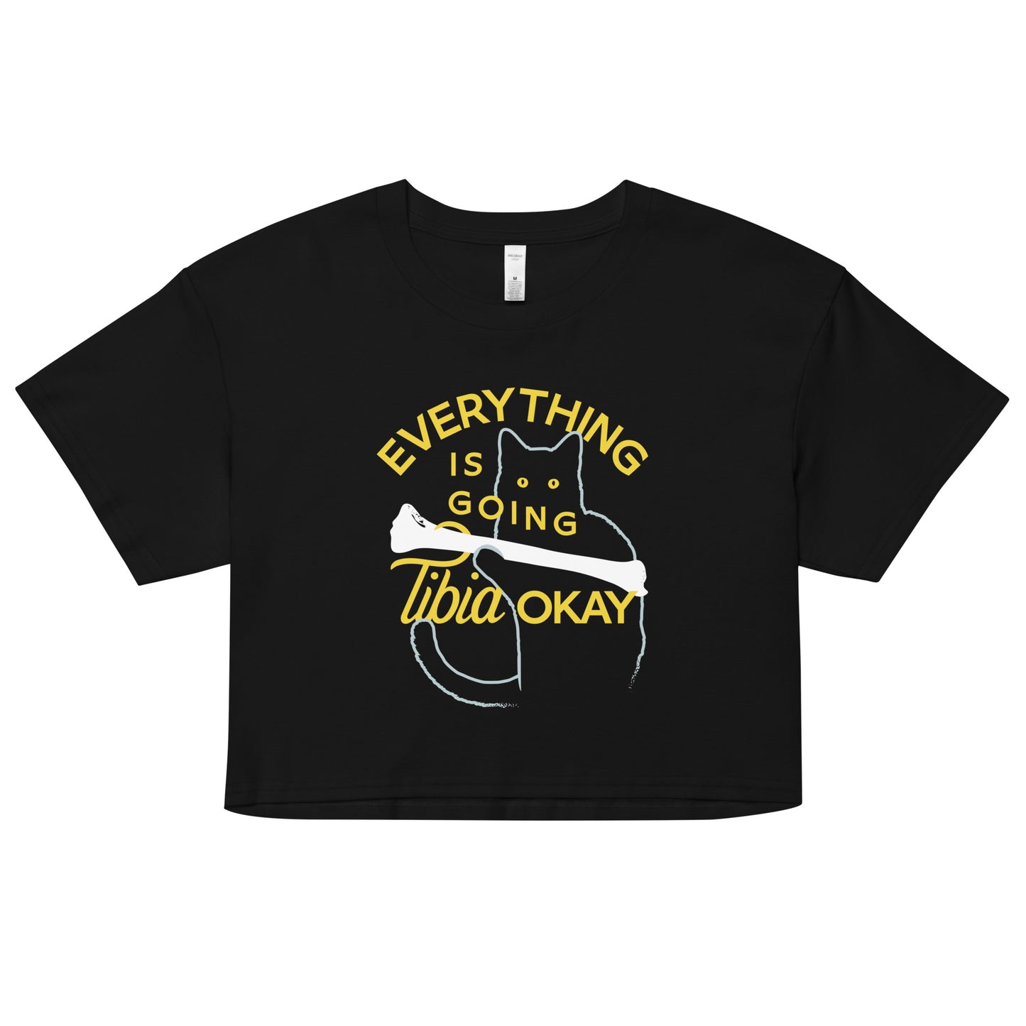 Everything Is Going Tibia Okay Women's Crop Tee