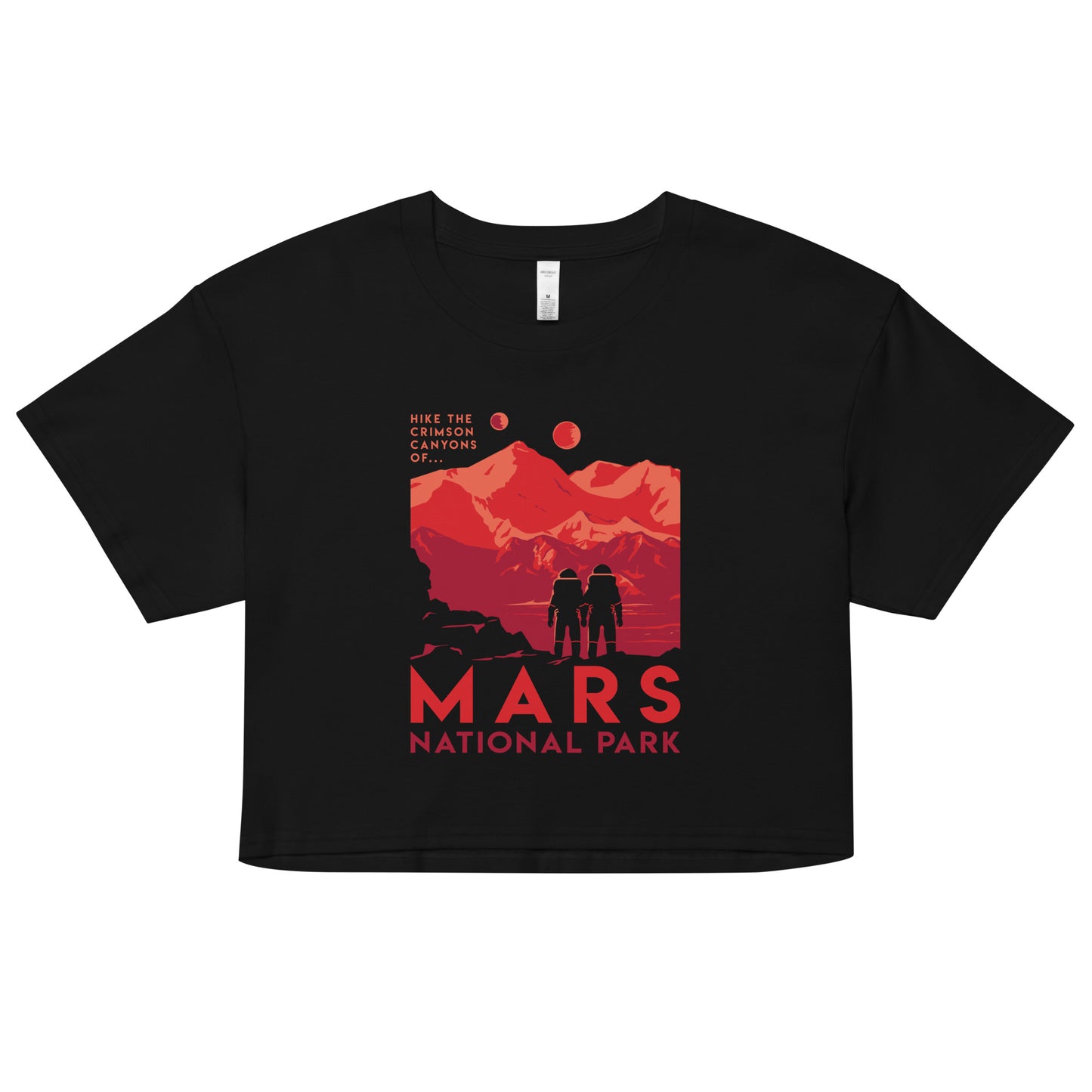 Mars National Park Women's Crop Tee