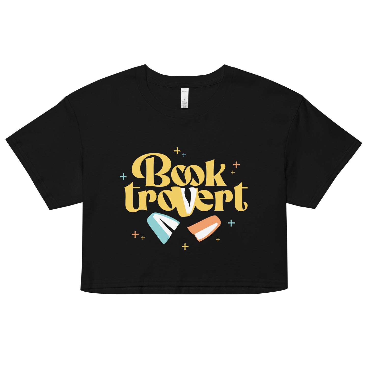 Booktrovert Women's Crop Tee