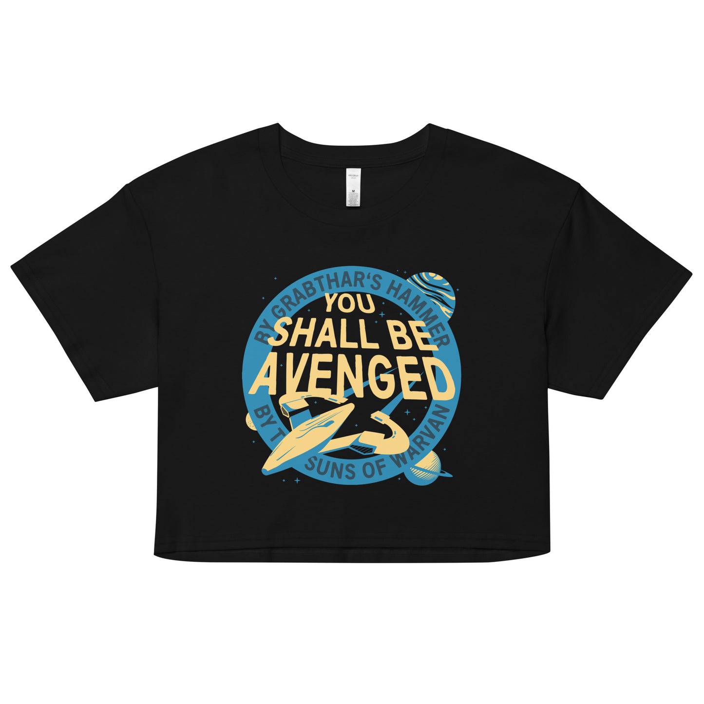 You Shall Be Avenged Women's Crop Tee