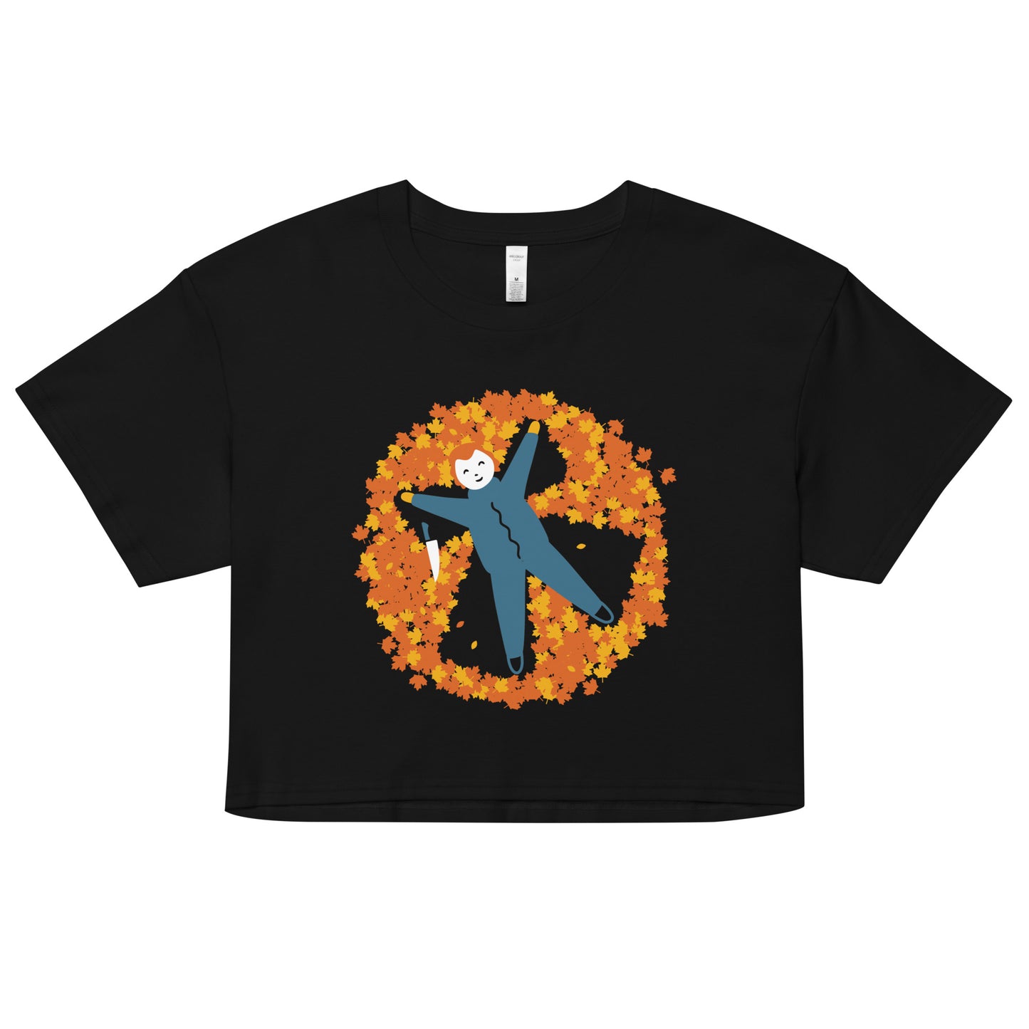 Autumn Angel Women's Crop Tee