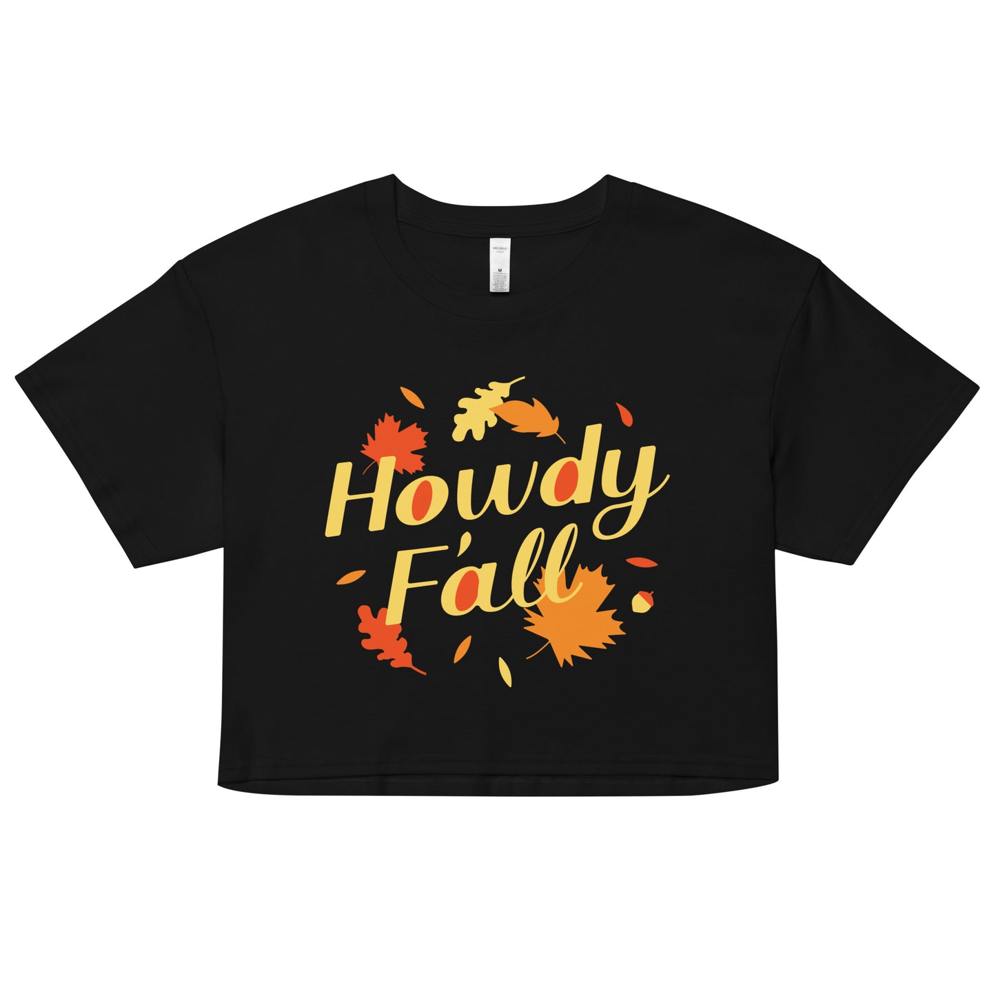 Howdy F'all Women's Crop Tee