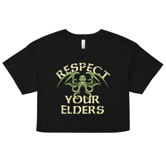 Respect Your Elders Women's Crop Tee