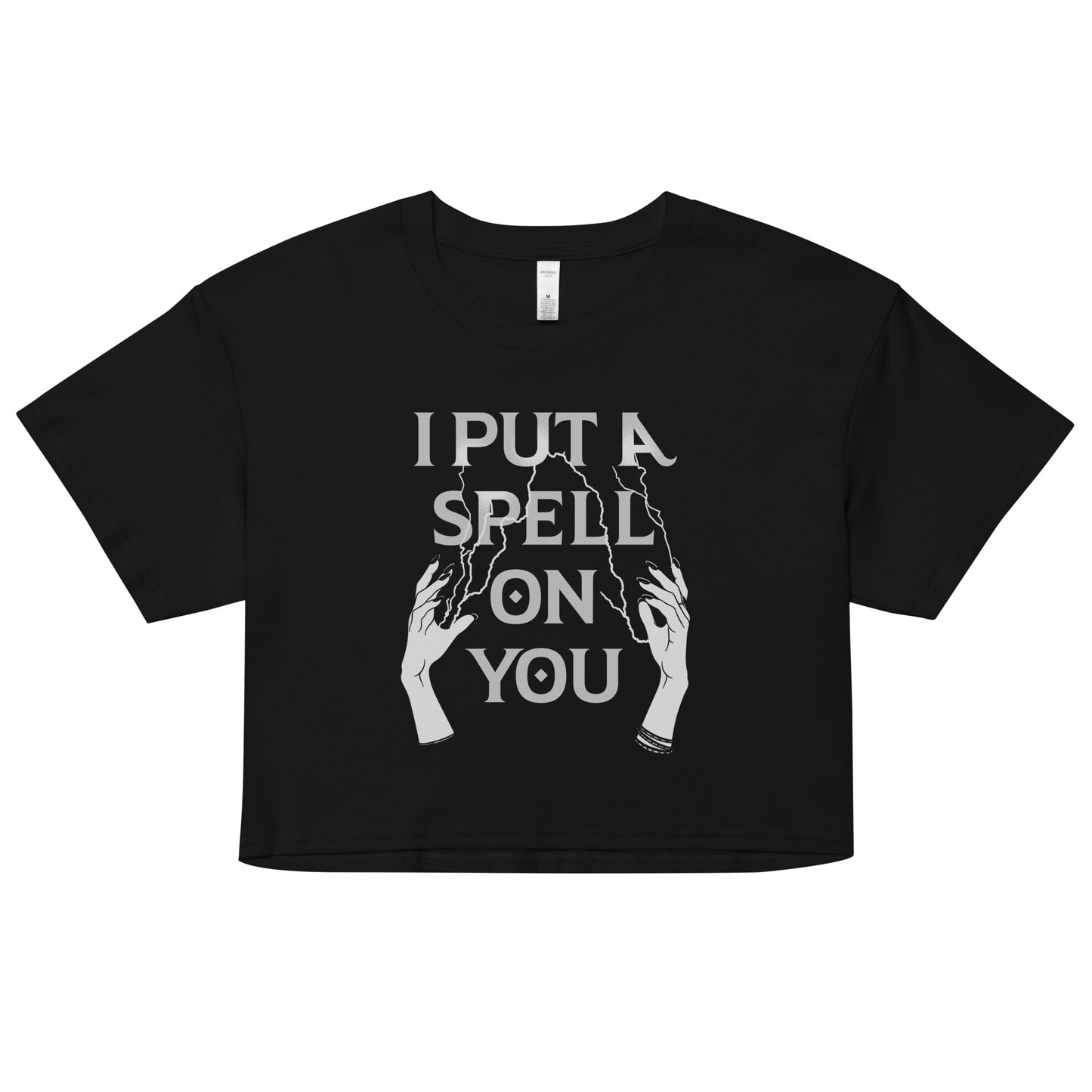 I Put A Spell On You Women's Crop Tee