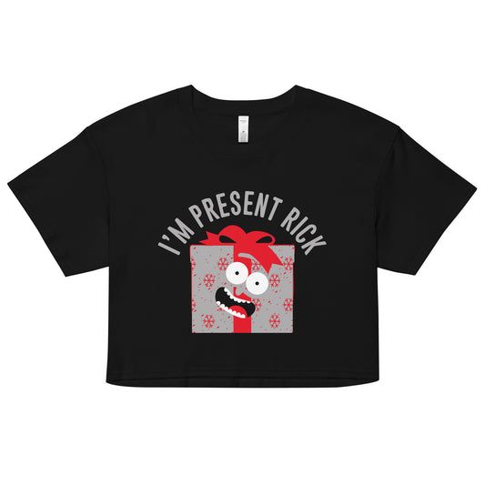 I'm Present Rick Women's Crop Tee