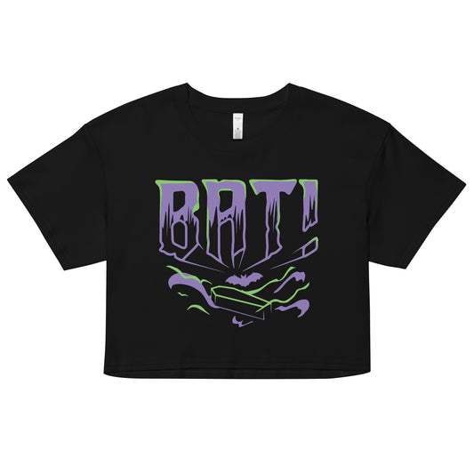 Bat! Women's Crop Tee