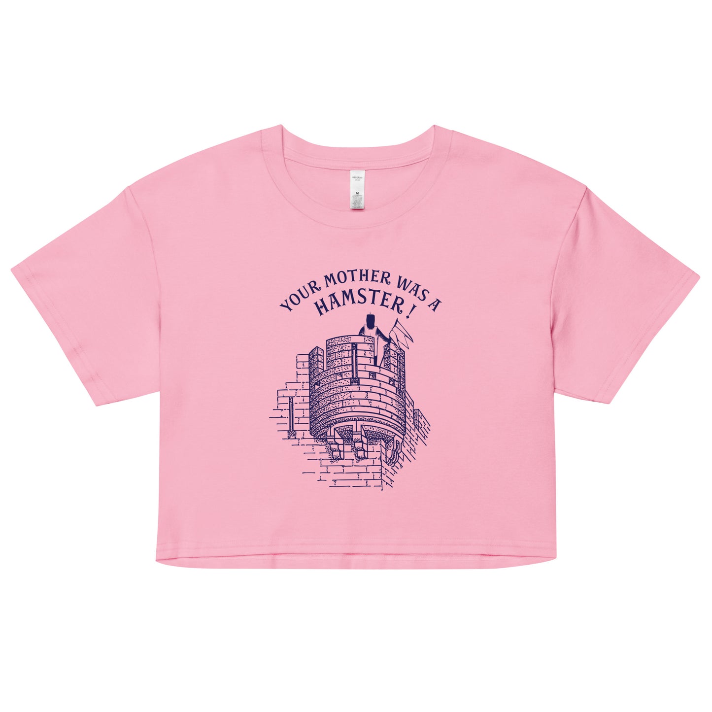 Your Mother Was A Hamster Women's Crop Tee