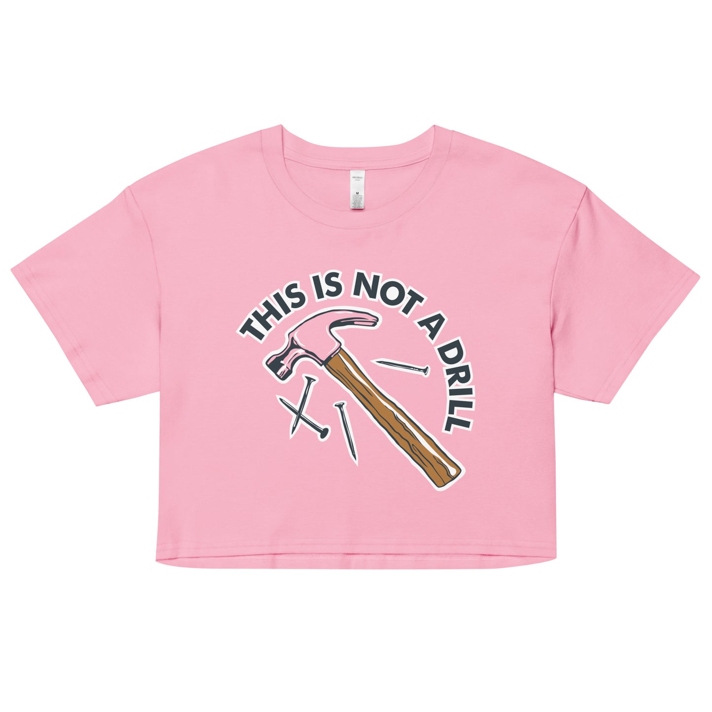 This Is Not A Drill Women's Crop Tee