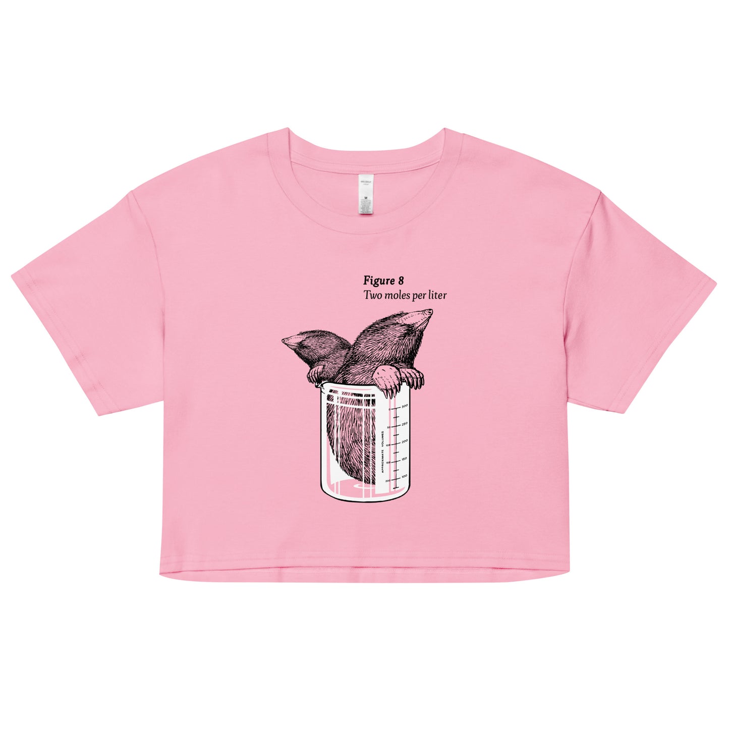 Two Moles Per Liter Women's Crop Tee