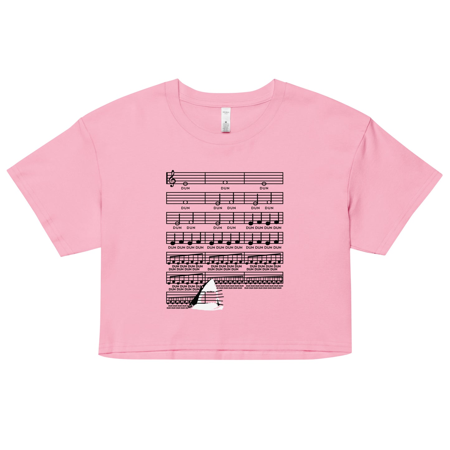 Swimming Theme Women's Crop Tee