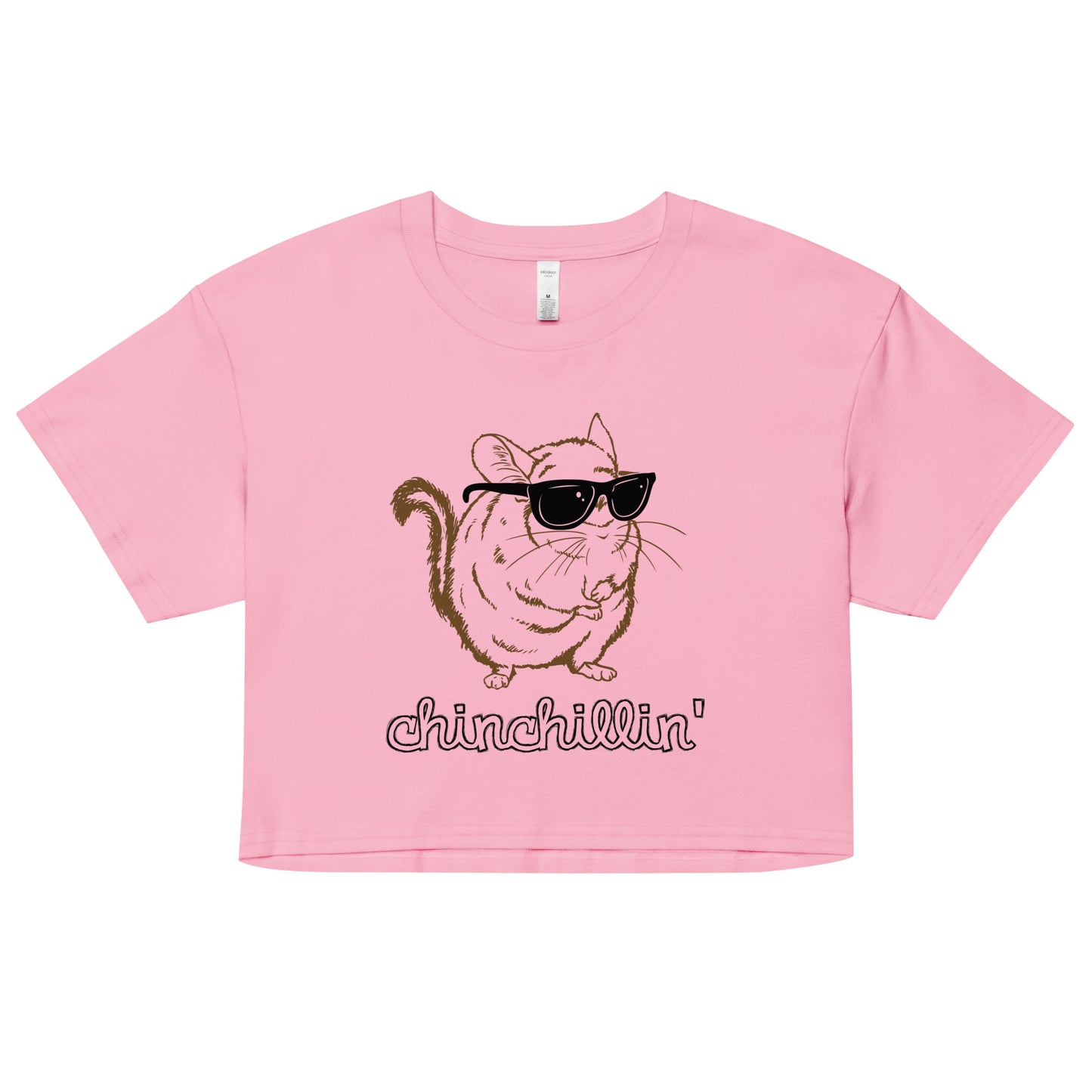 Chinchillin Women's Crop Tee