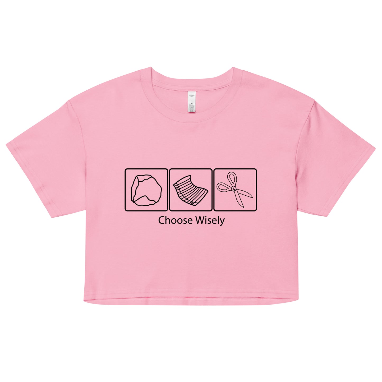 Choose Wisely Women's Crop Tee