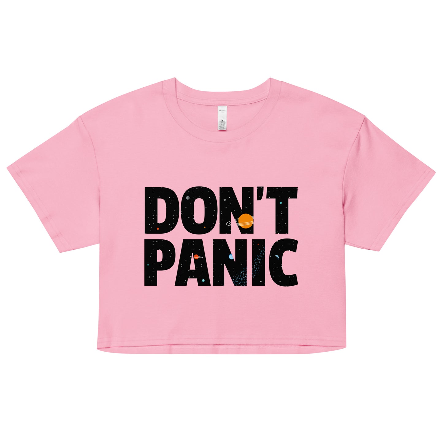 Don't Panic Women's Crop Tee