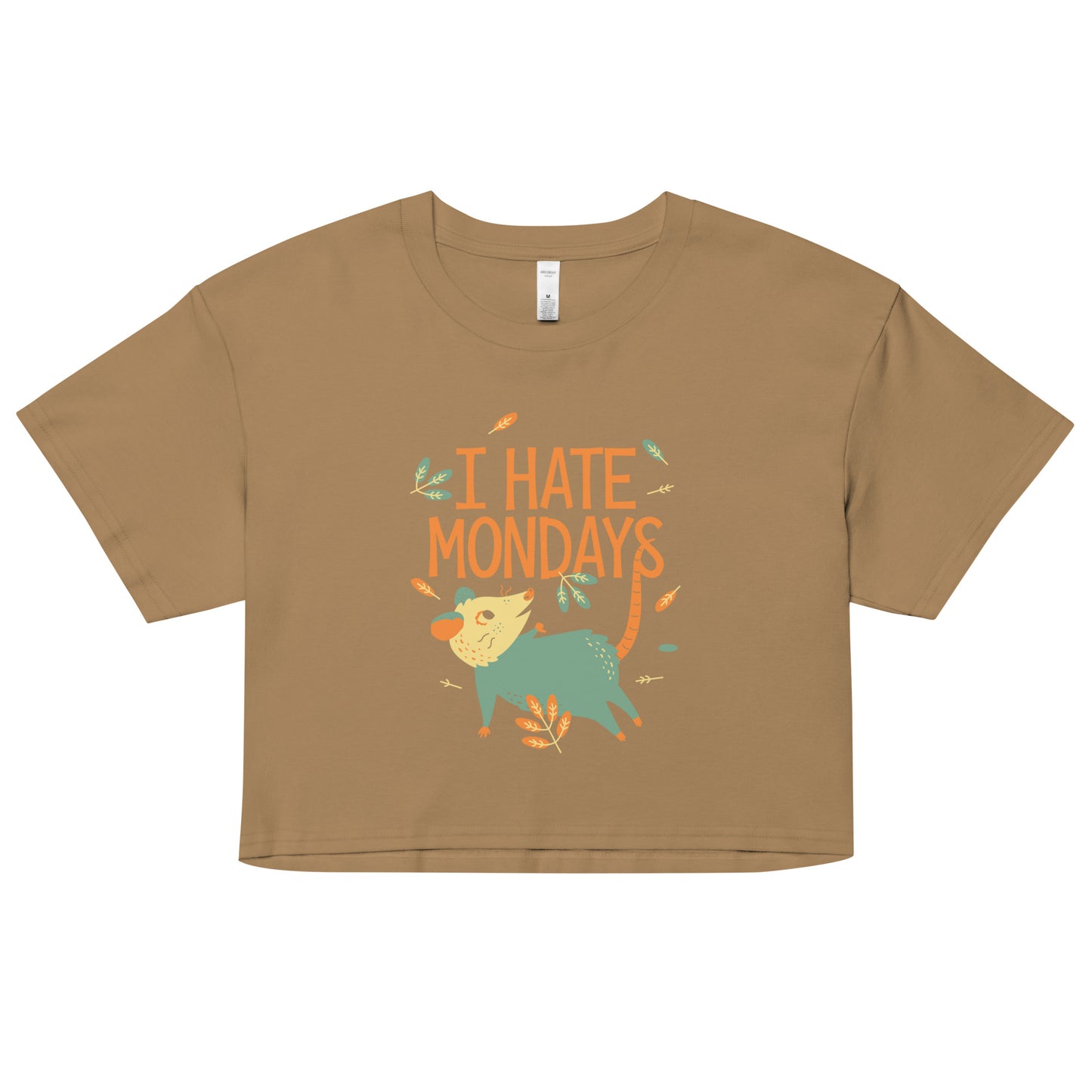 I Hate Mondays Women's Crop Tee