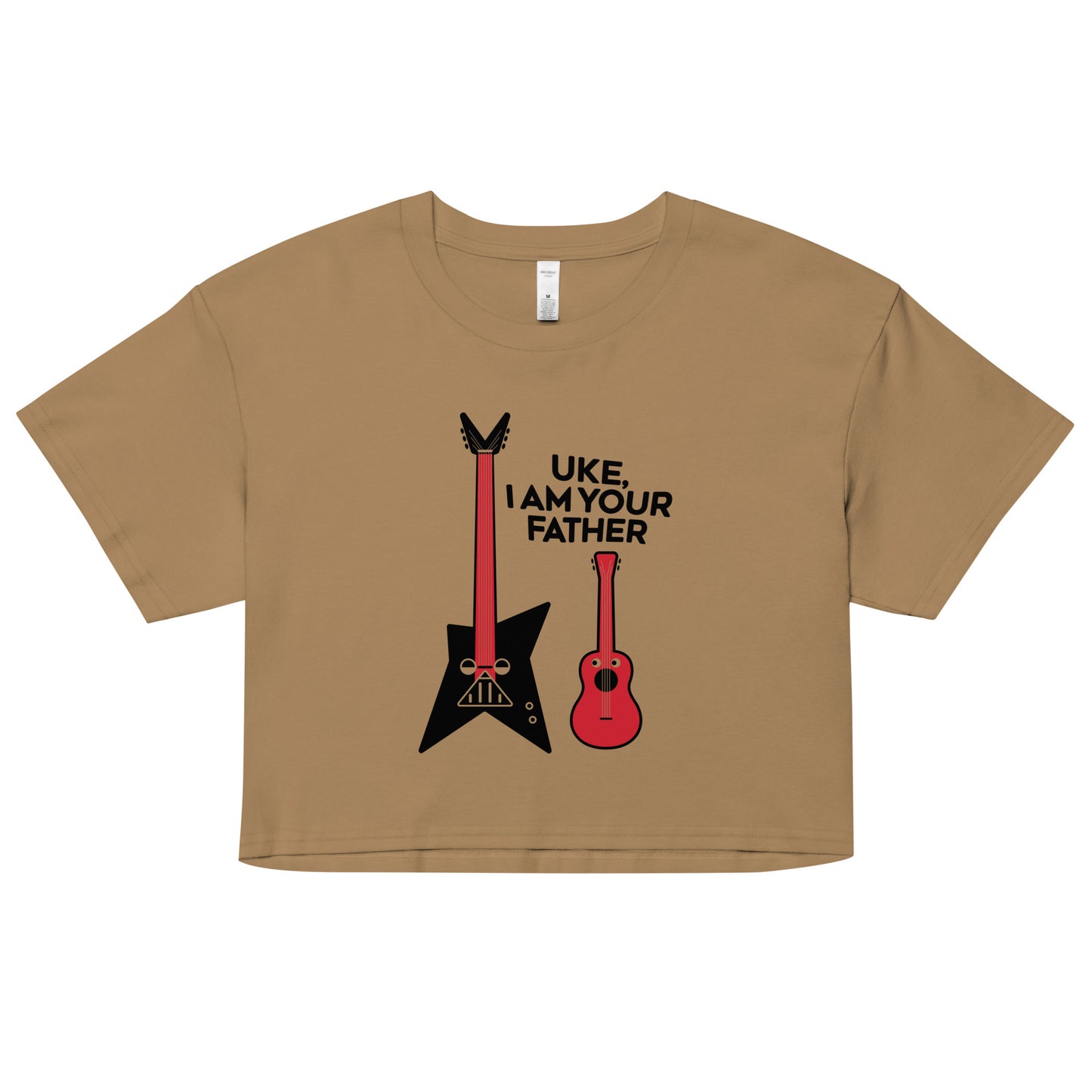 Uke, I Am Your Father Women's Crop Tee