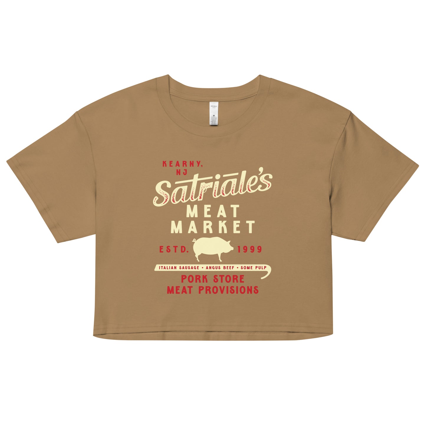 Satriale's Meat Market Women's Crop Tee