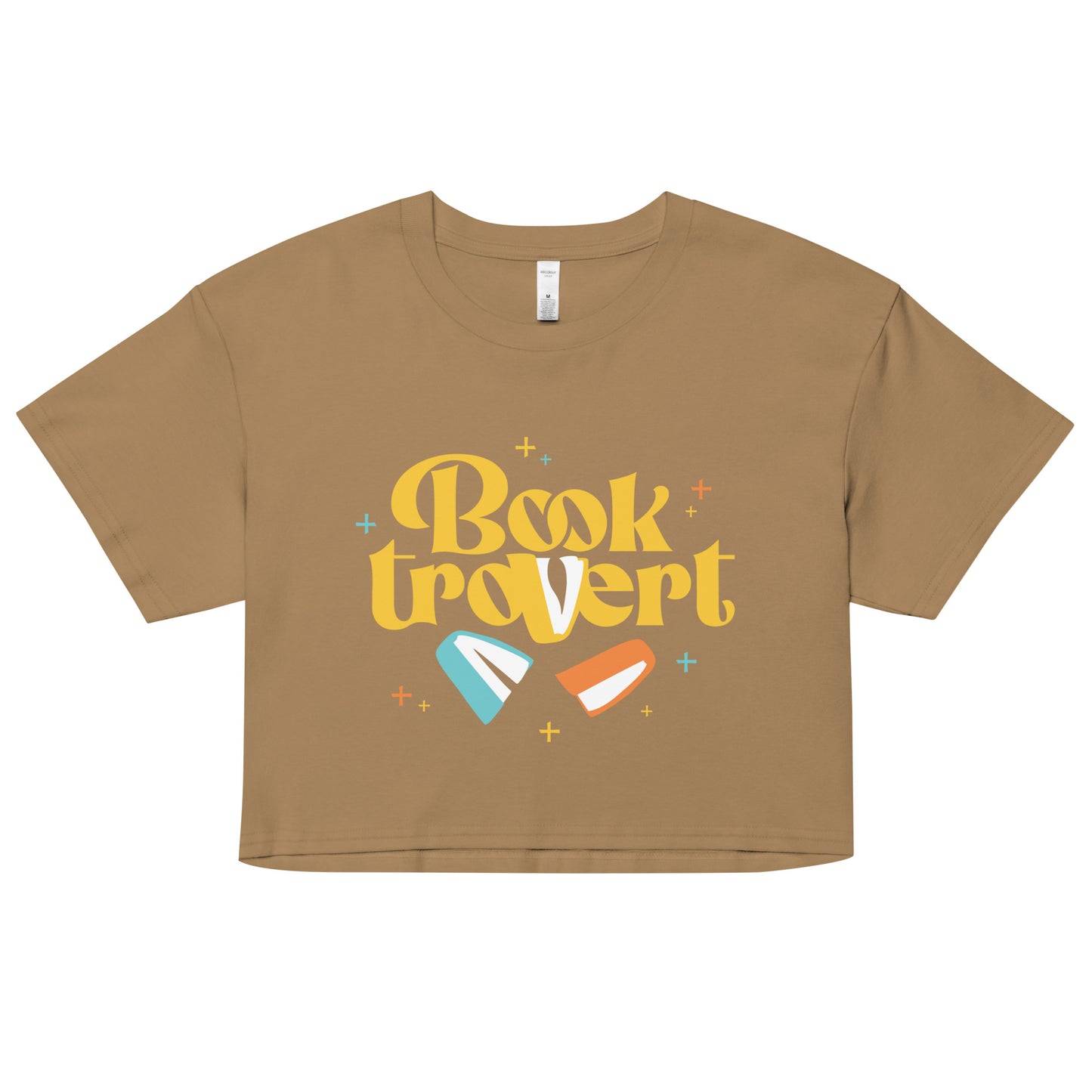 Booktrovert Women's Crop Tee