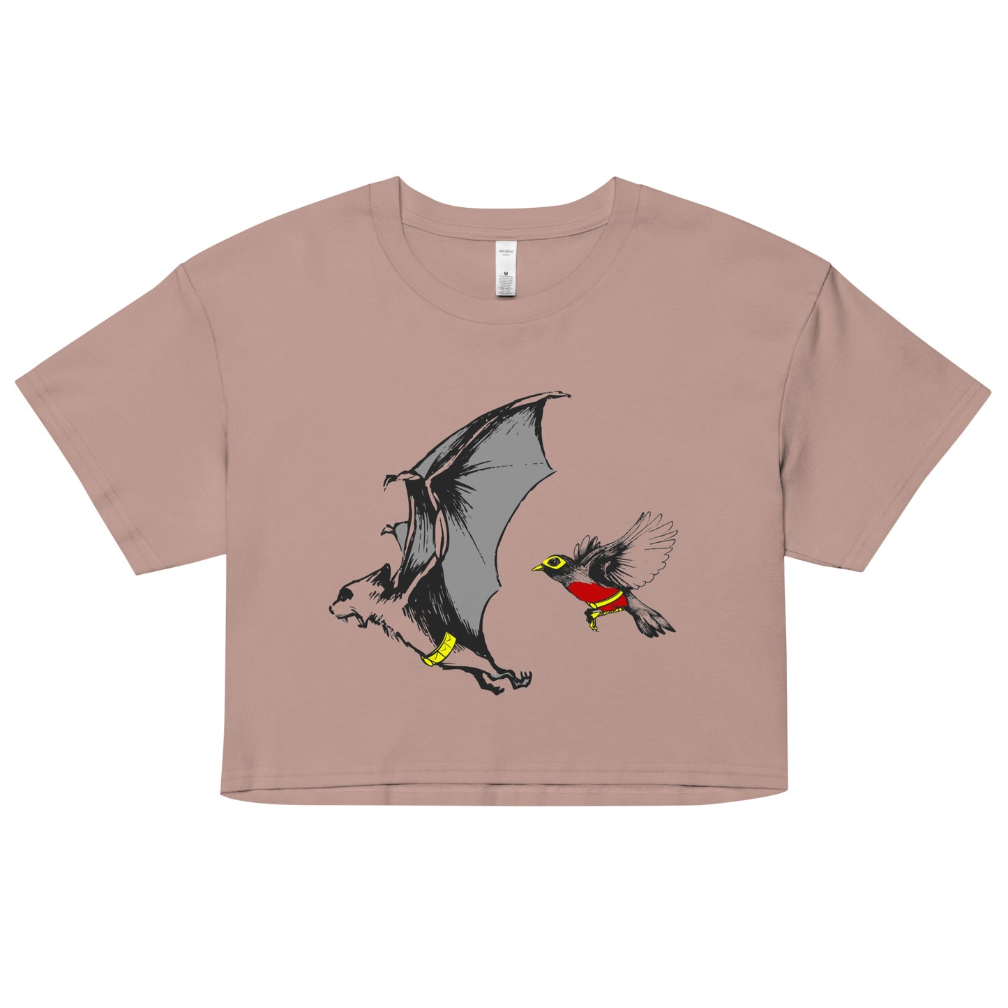 Bat and Robin Women's Crop Tee