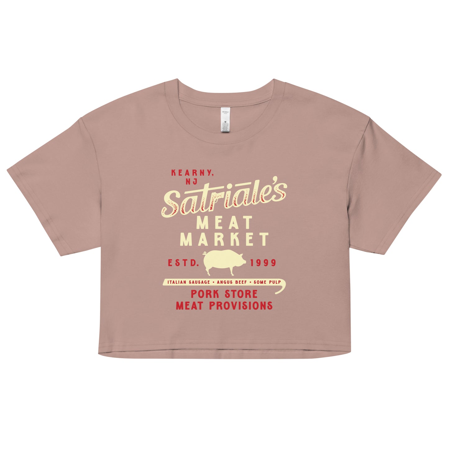 Satriale's Meat Market Women's Crop Tee