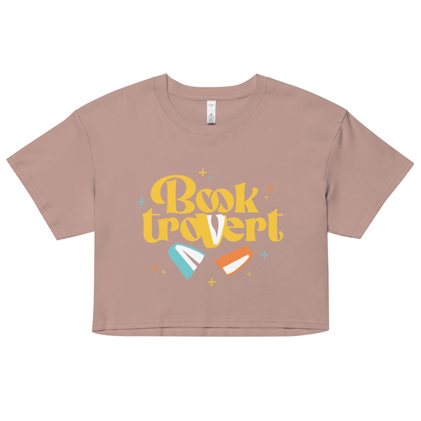 Booktrovert Women's Crop Tee