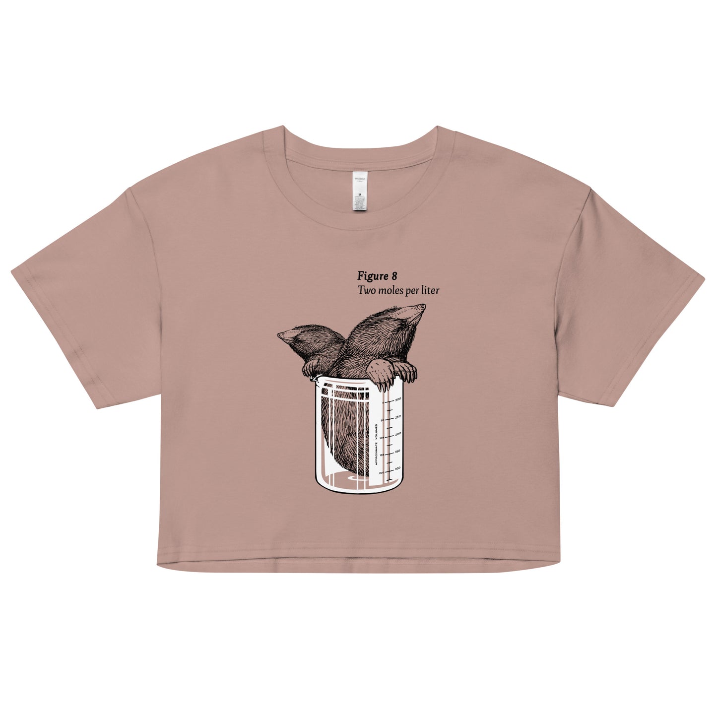 Two Moles Per Liter Women's Crop Tee