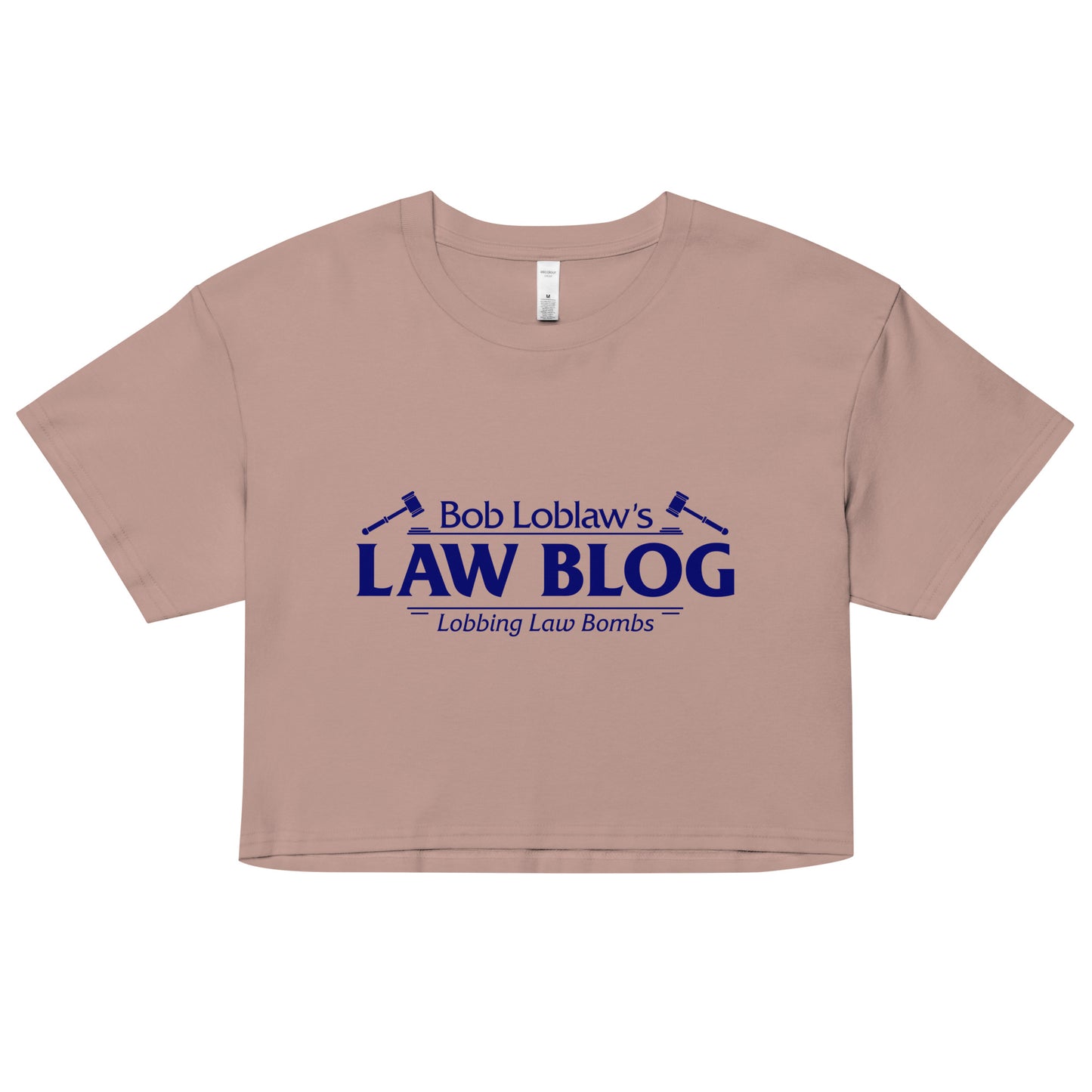 Bob Loblaw's Law Blog Women's Crop Tee