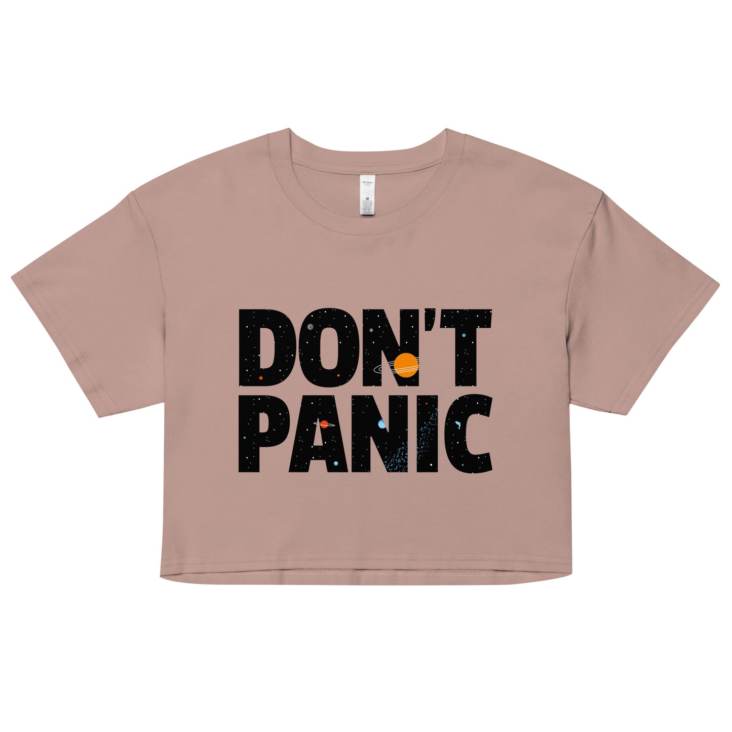 Don't Panic Women's Crop Tee