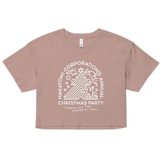 Nakatomi Christmas Party Women's Crop Tee