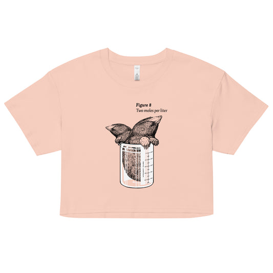 Two Moles Per Liter Women's Crop Tee