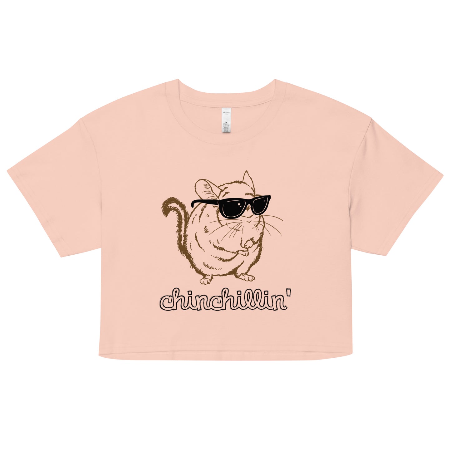 Chinchillin Women's Crop Tee