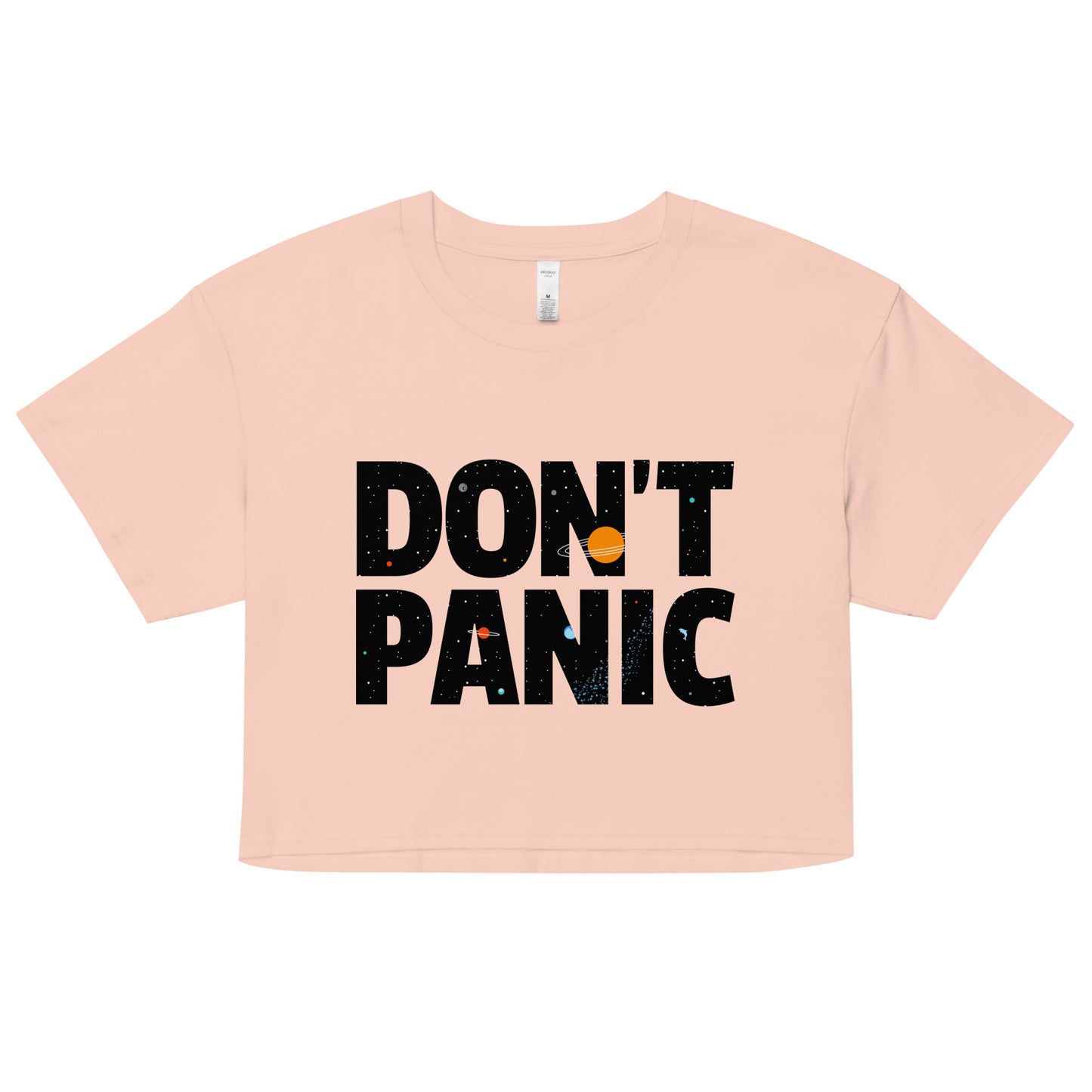 Don't Panic Women's Crop Tee