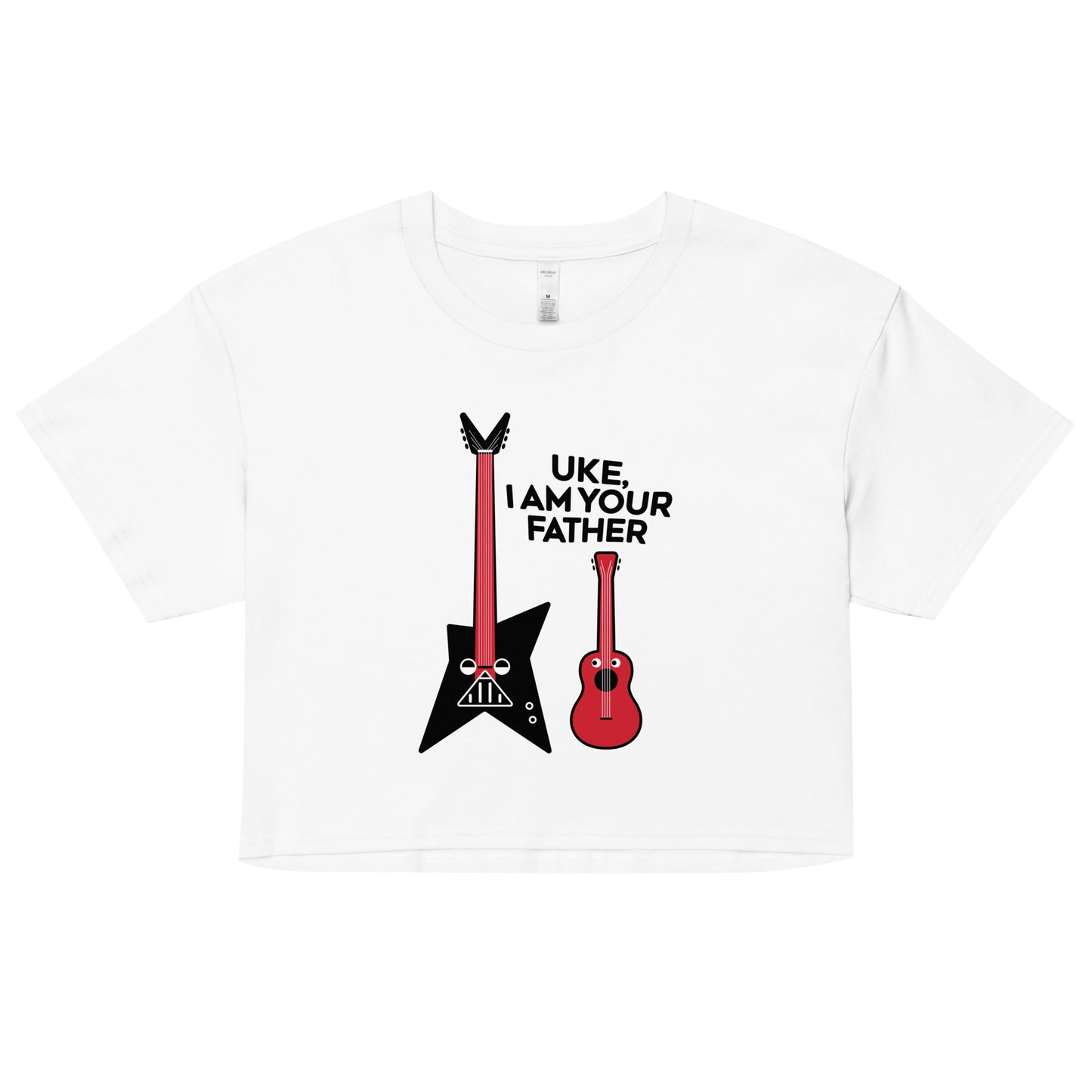 Uke, I Am Your Father Women's Crop Tee