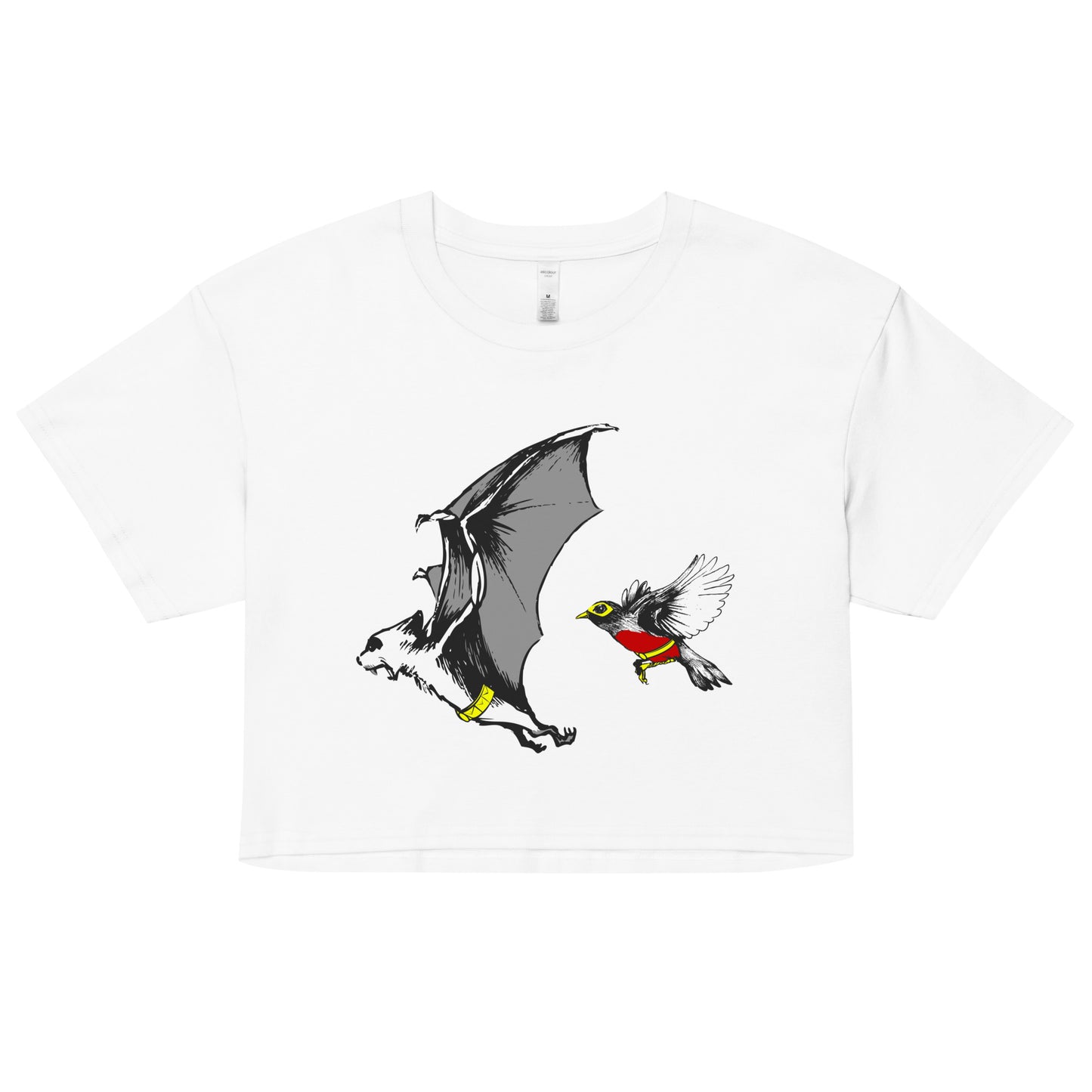 Bat and Robin Women's Crop Tee