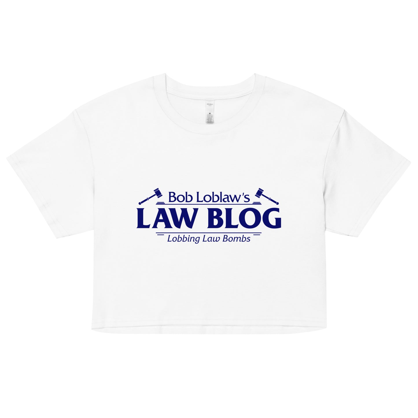 Bob Loblaw's Law Blog Women's Crop Tee