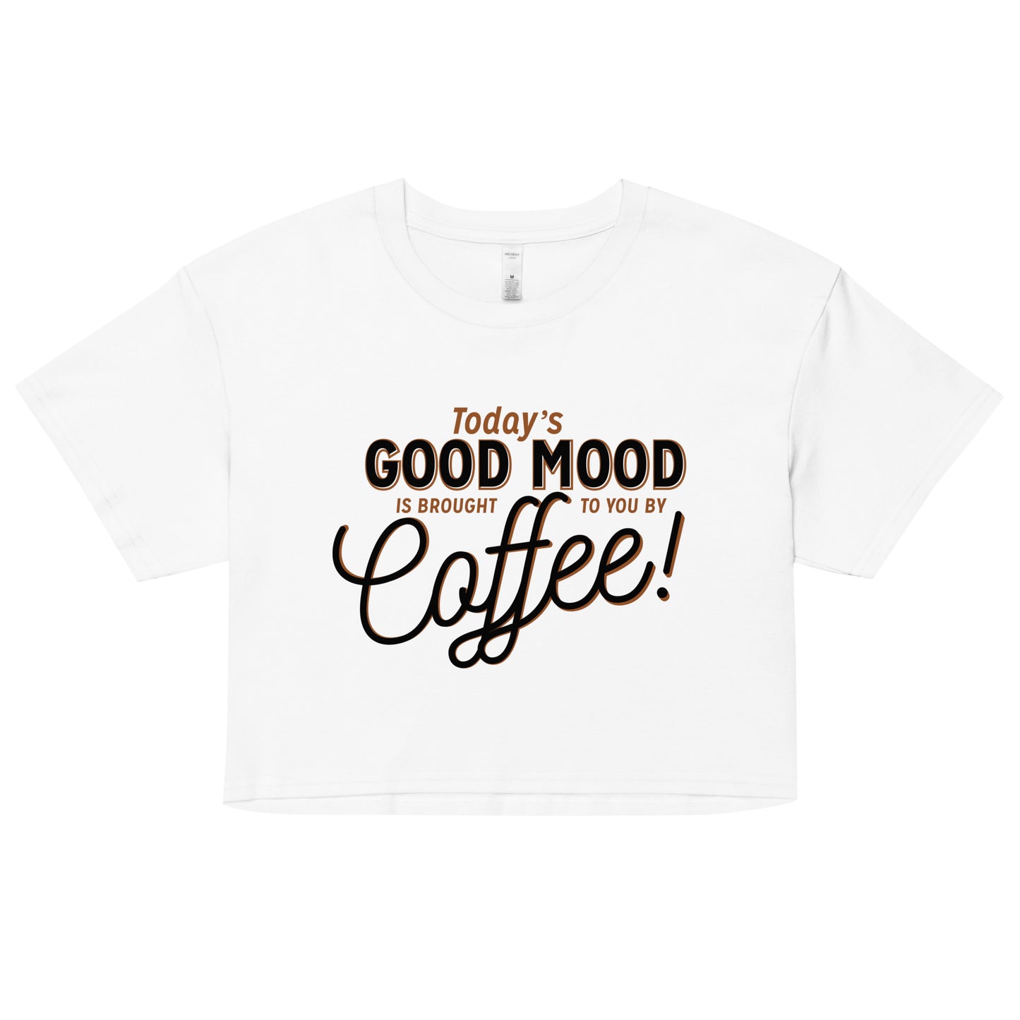 Today's Good Mood Women's Crop Tee