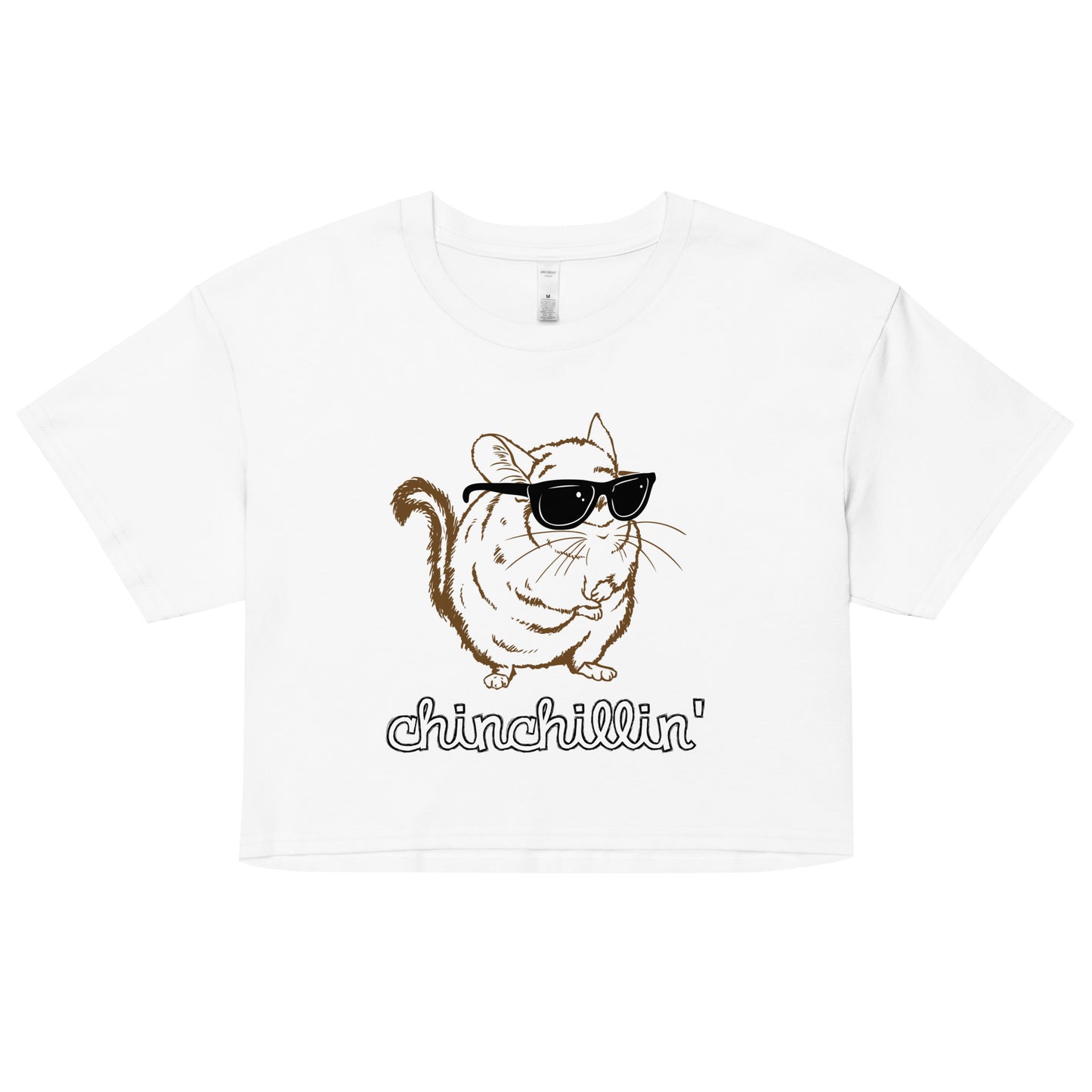 Chinchillin Women's Crop Tee