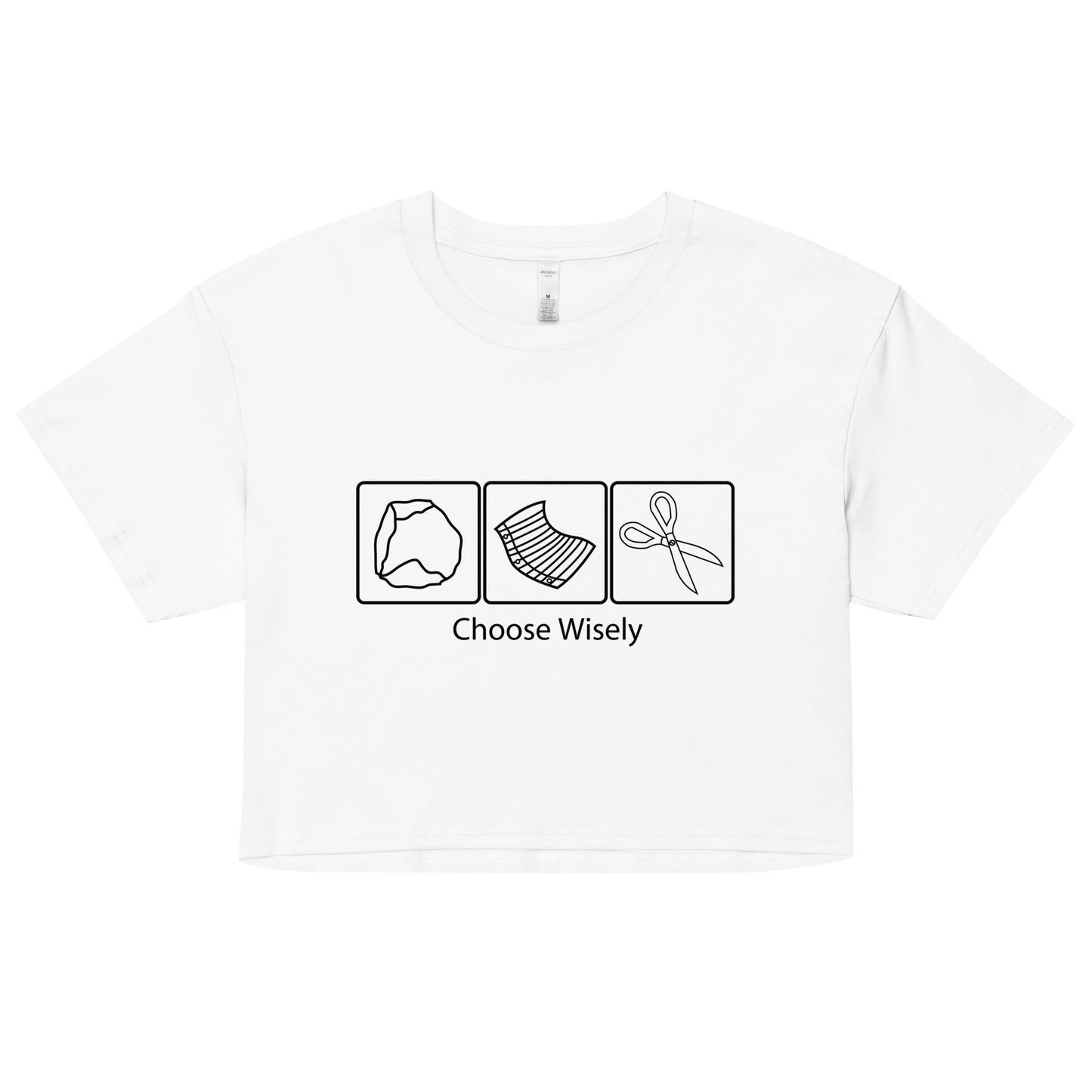 Choose Wisely Women's Crop Tee