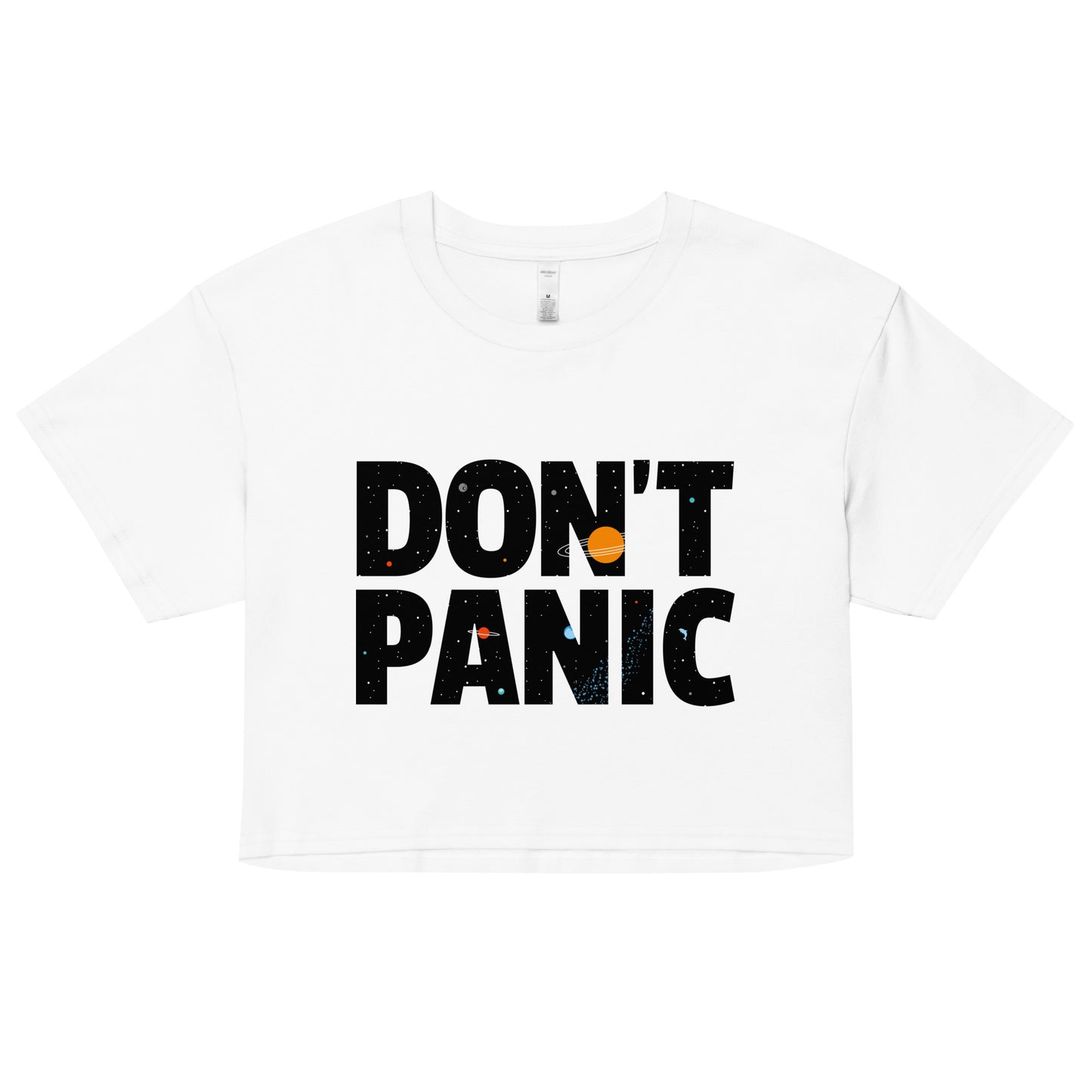 Don't Panic Women's Crop Tee