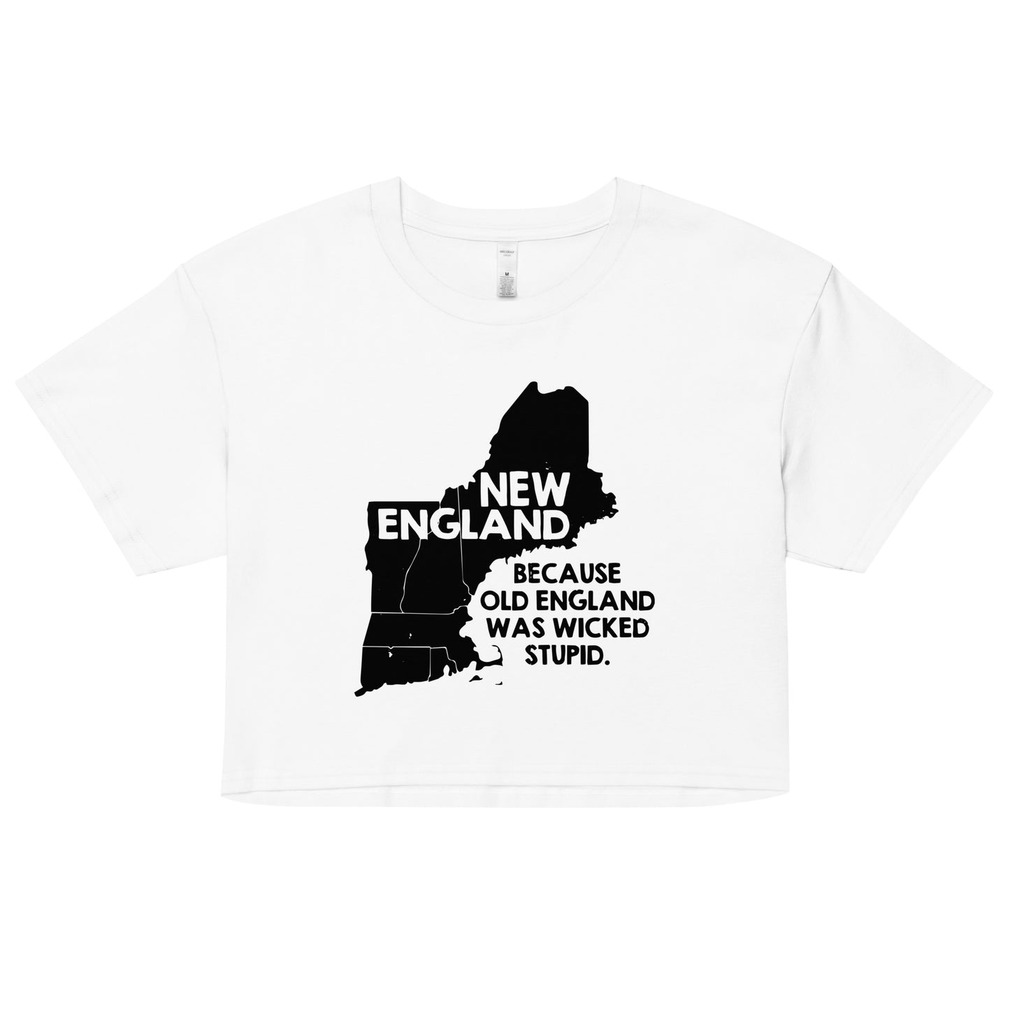 New England Women's Crop Tee