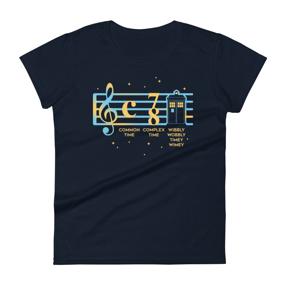 Wibbly Wobbly Timey Wimey Women's Signature Tee