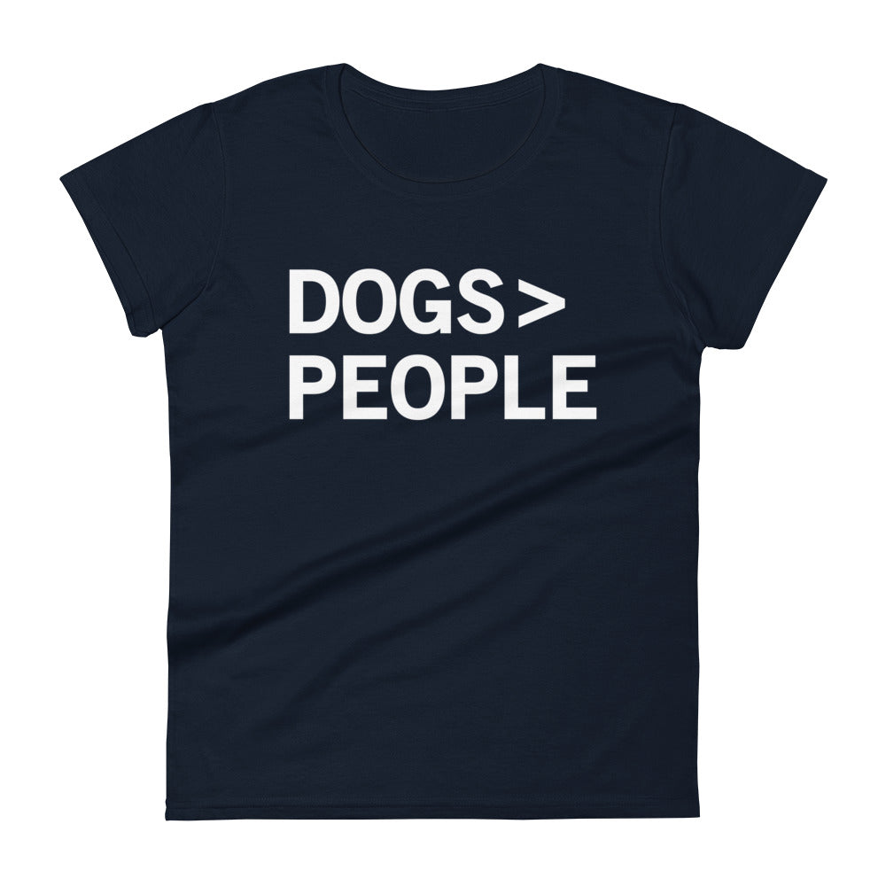 Dogs>People Women's Signature Tee